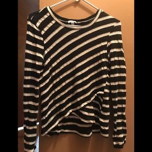 Splendid stripped long sleeve top